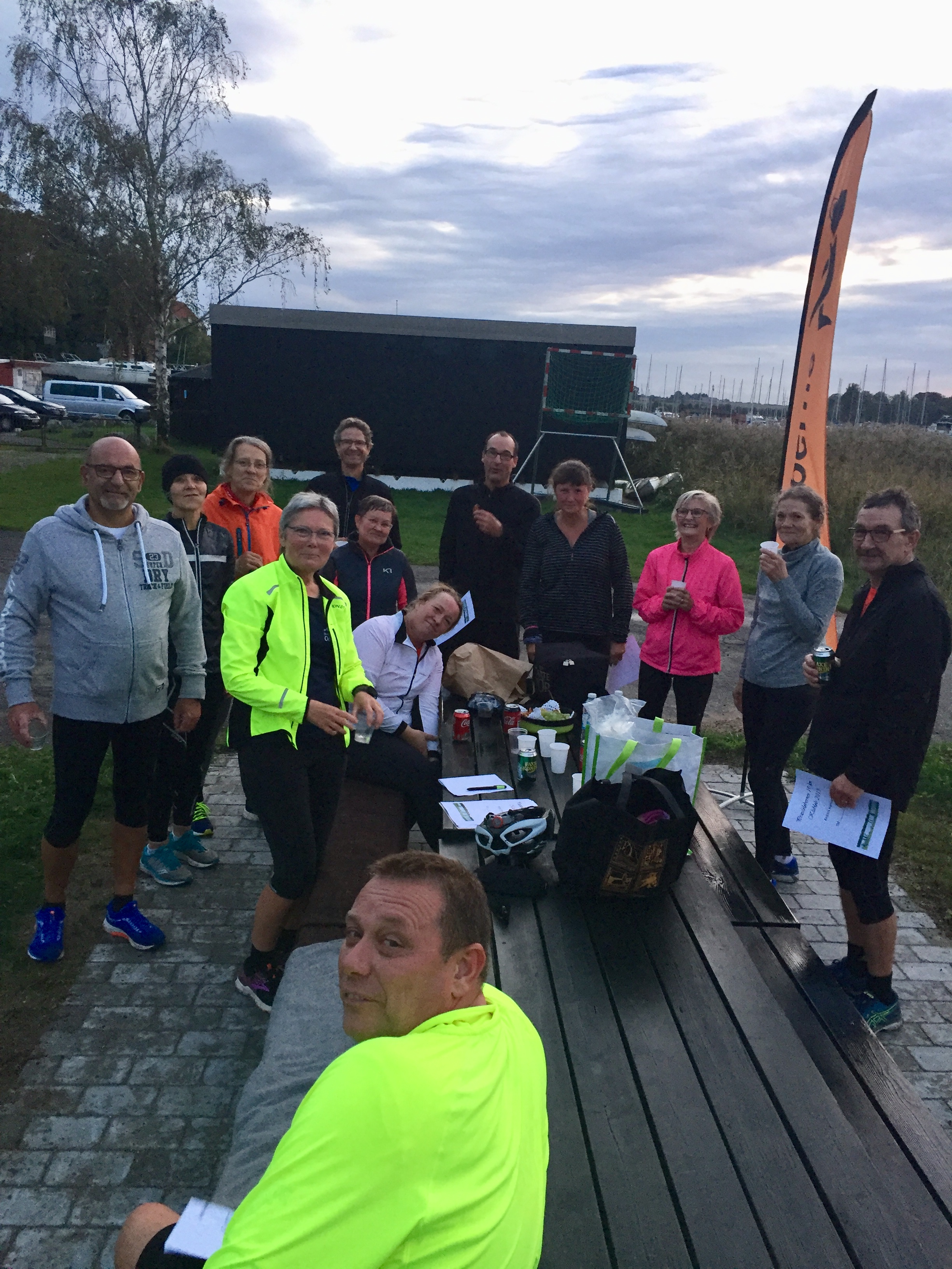 Afslutning på en veloverstået 10 km løbetest